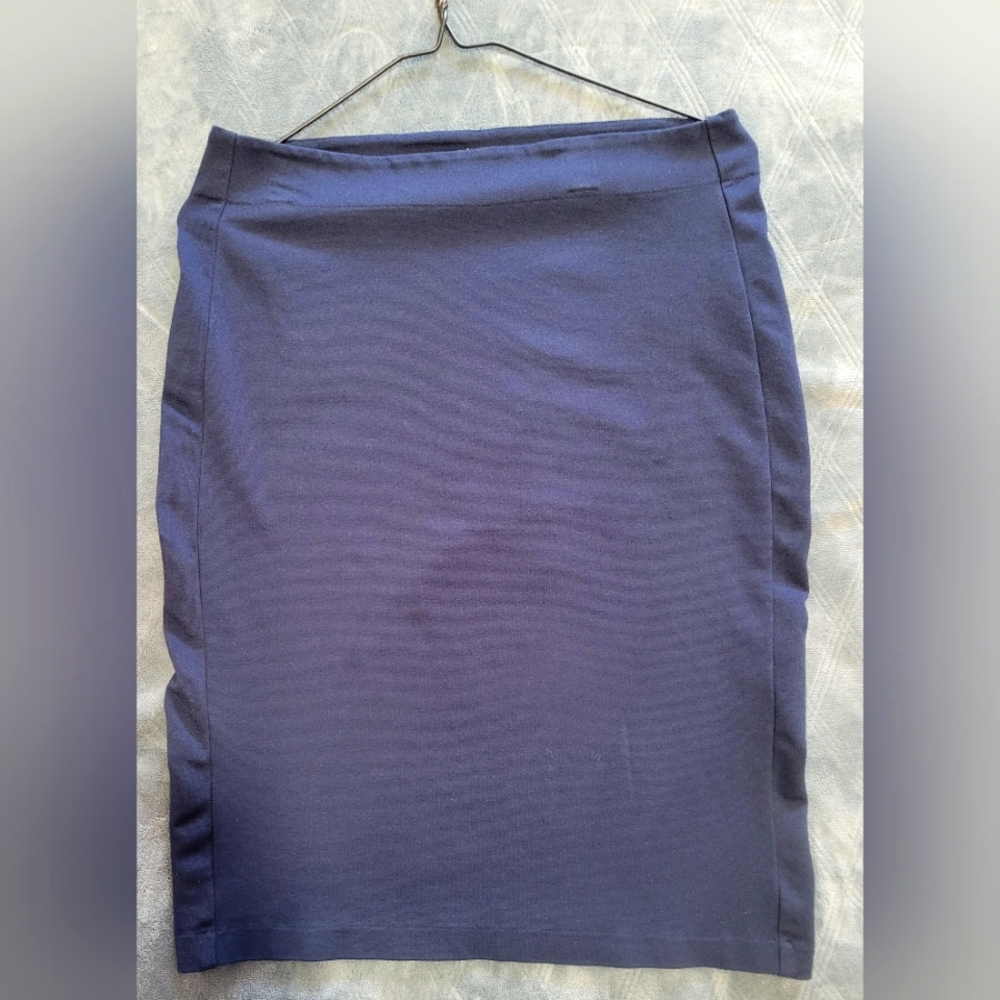 Navy Blue Pencil Skirt